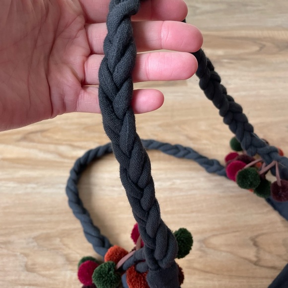 Colorful Pink and Black Floral Embroidered Purse - Made in India - Picture 13 of 17